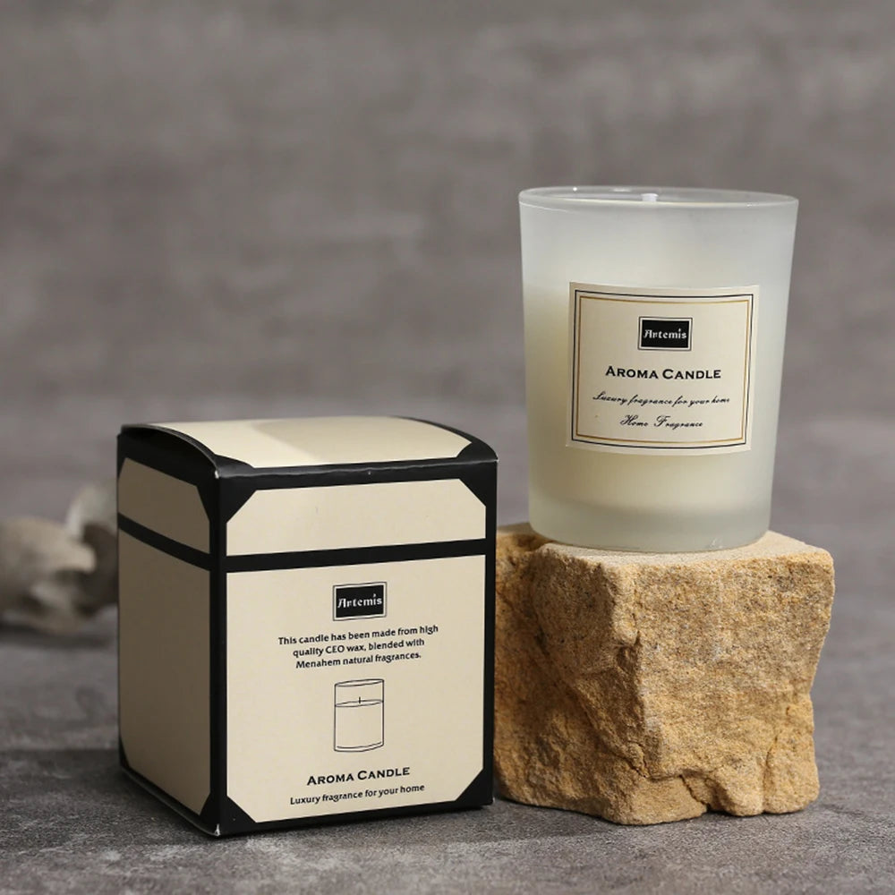 vela aromatica blanca