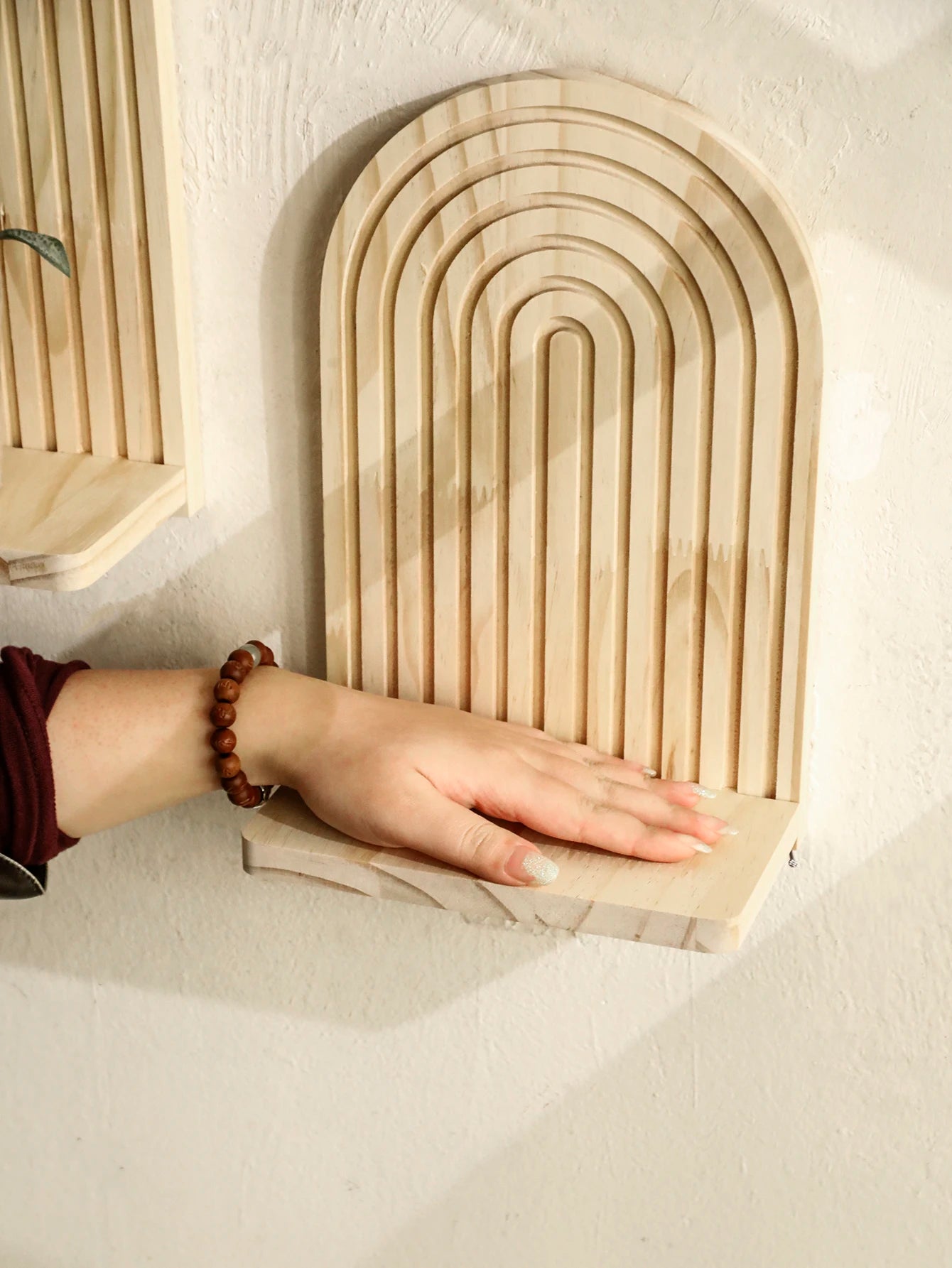 Estantería Boho de madera