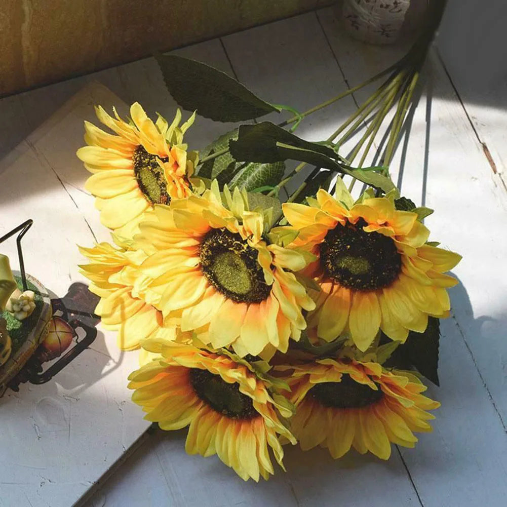 girasoles artificiales