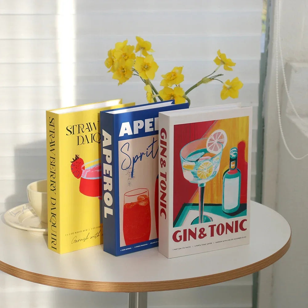 libros decoracion bebidas daiquiri aperol gintonic