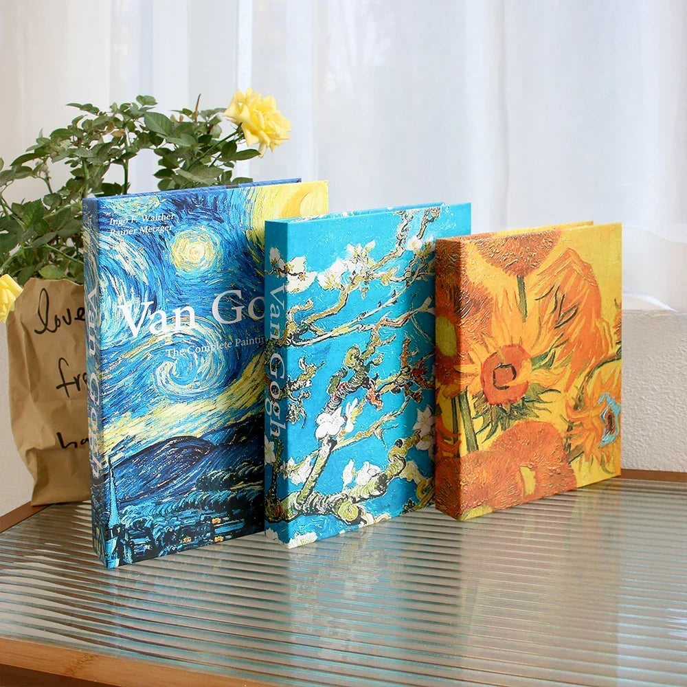 libros decoracion van gogh