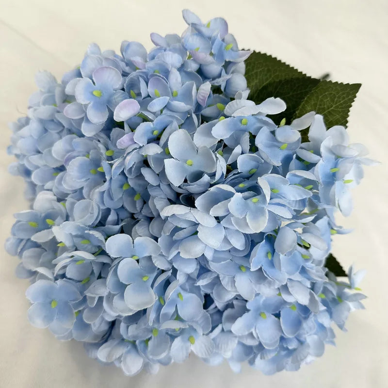 ramo hortensia artificial azul